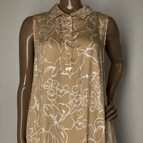 NEW PIETRO BRUNELLI Vittoria Floral Maternity Mini Dress – Neutral Beige – S - Picture 10 of 11